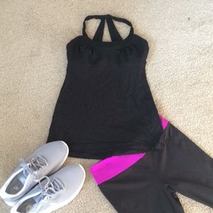 Black Lululemon workout tank size 6